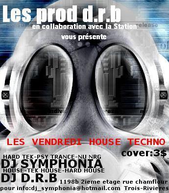 flyer soirée au bar La Station